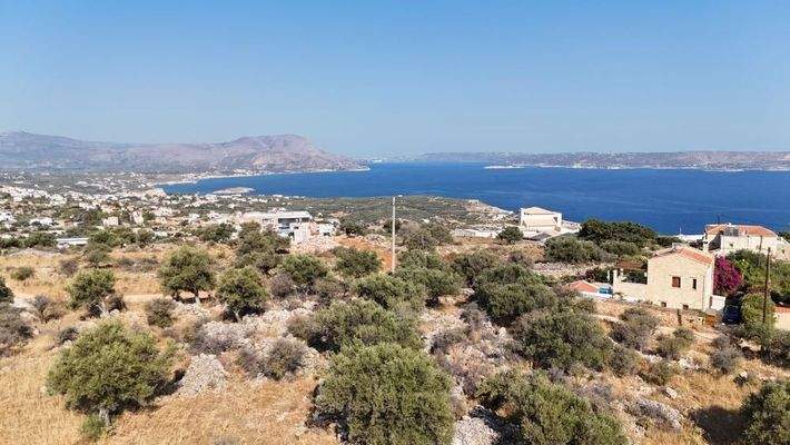 Kreta, Kokkino Chorio: Erstklassiges Grundstück mit Meerblick im Apokoronas zu verkaufen
