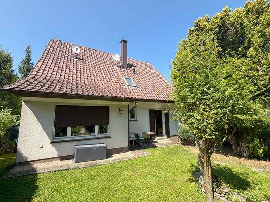 Gartenansicht des Hauses