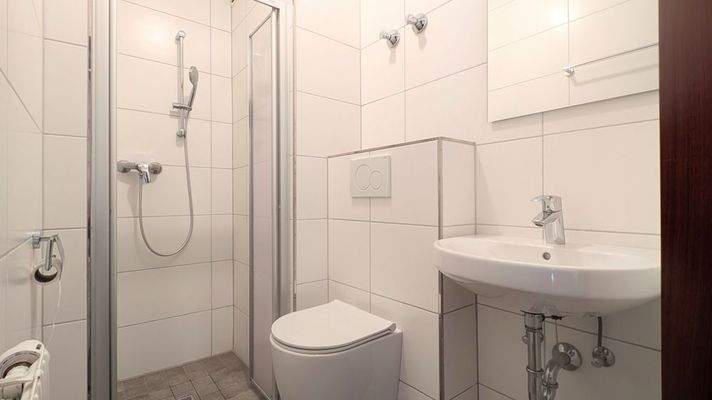 Modernisiertes Duschbad