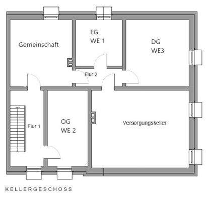Grundriss Keller