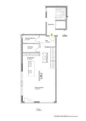 Grundriss untere Ebene