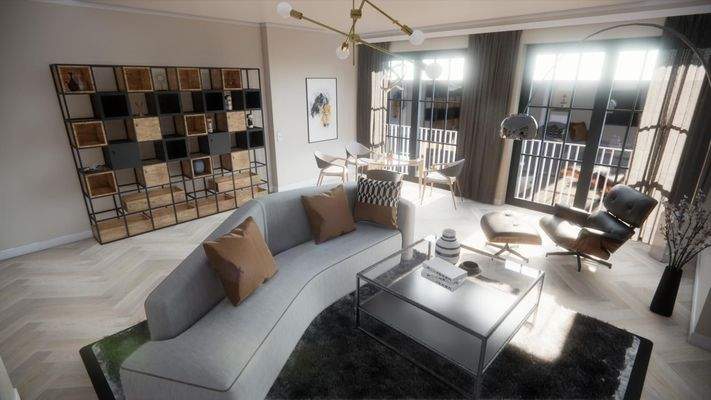 Visualisierung Wohnzimmer