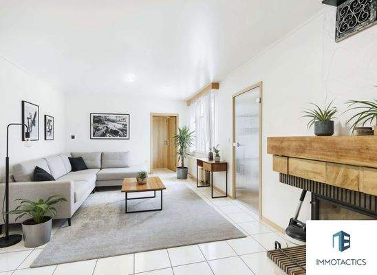 Wohnzimmmer EG - gestaged (KI generiert)