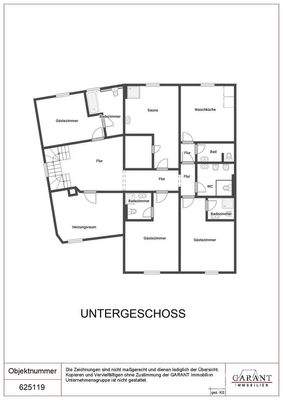 Grundriss Untergeschoss