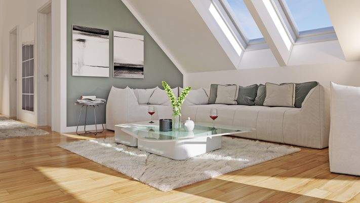 Wohnzimmer DG Wohnung