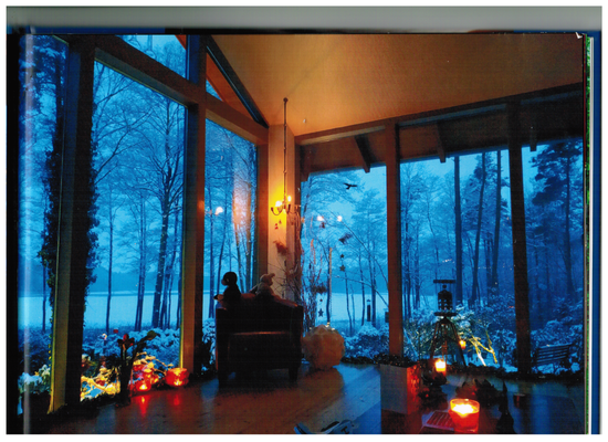 Haus am Werbelinsee im Winter