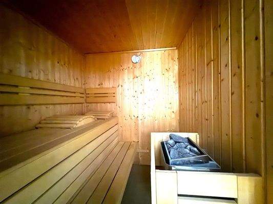 Sauna im Keller