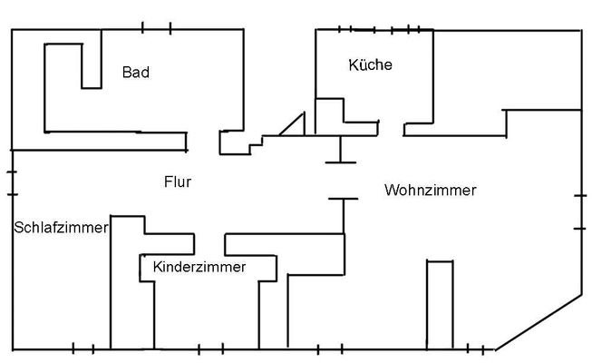 Grundriss-Skizze