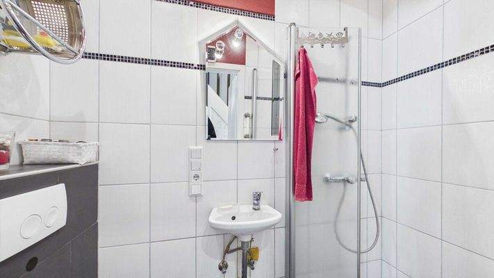 Duschbad im Erdgeschoss