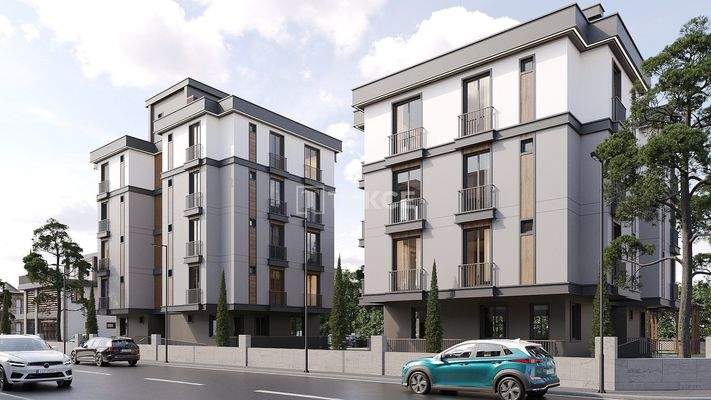 Apartments with En-Suite Bathrooms in a Complex in Antalya