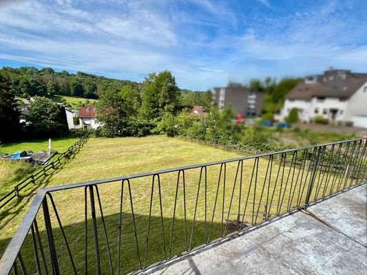 Blick vom Balkon