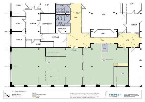 Plan 2. Obergeschoss