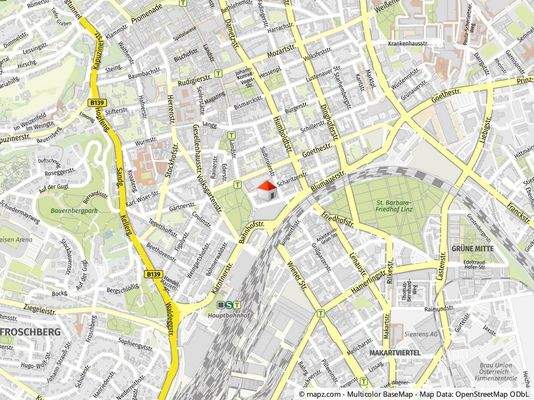 Geolyzer Kartenausschnitt