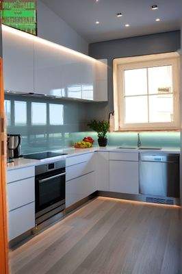 Küche visuell eingerichtet