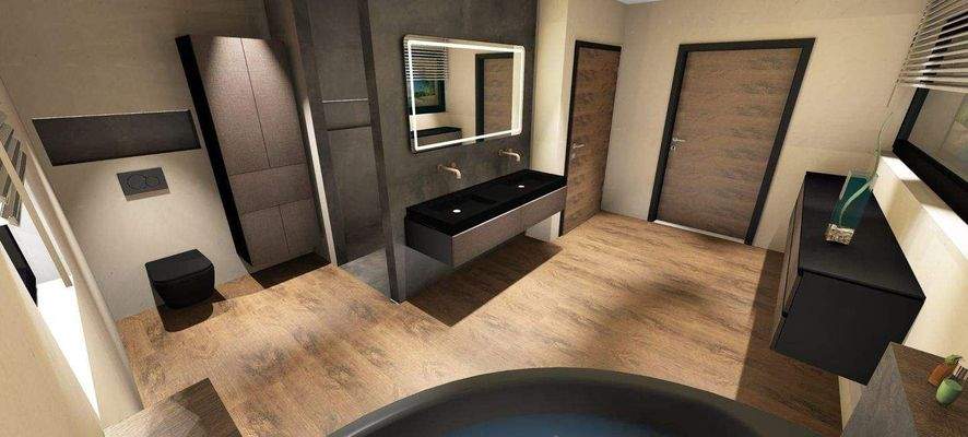 Hauptbadezimmer im Obergeschoss - S1 - Blick 2