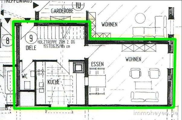 Grundriss untere Ebene