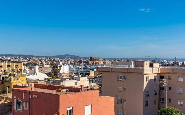 Blick über die anliegenden Häuser