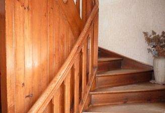 tolle Holztreppe