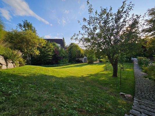 Auch Platz zum Toben für Kind und Hund