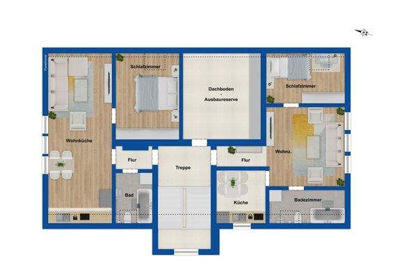 Grundriss Dachgeschoss