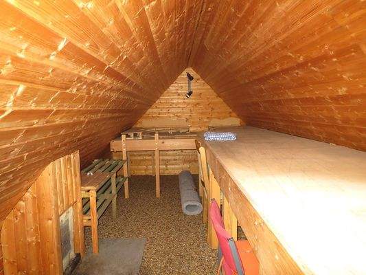 Hobbyraum im Spitzboden