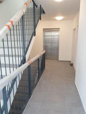 Blick ins Treppenhaus