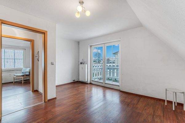 Wohnung 3: Schlafzimmer