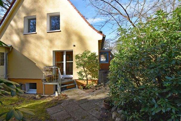 „Lieferanteneingang“ zur Küche