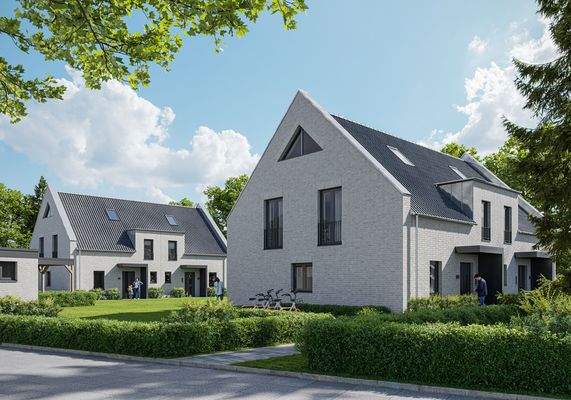 Hauseingangsansicht Visualisierung