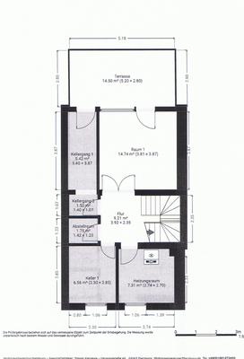 Grundriss Untergeschoss