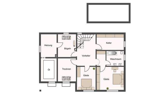 Grundriss Untergeschoss