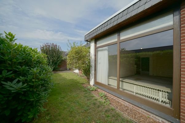 Blick zur zweiten Terrasse