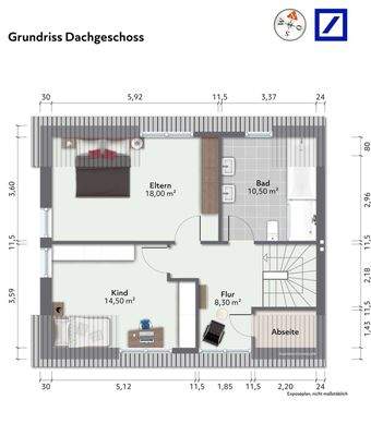 Grundriss Dachgeschoss