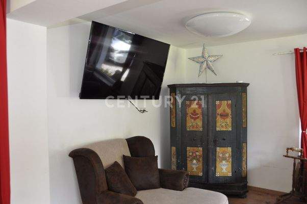 Wohnstube mit Flat TV