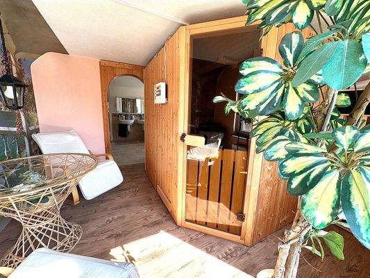 Wellnessoase mit Sauna