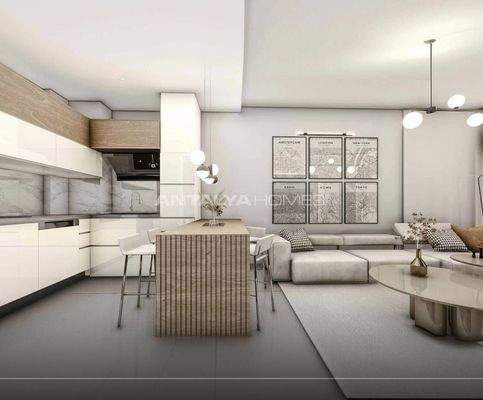 Elegant Apartments in a Rich-Featured Project in Antalya Altintas