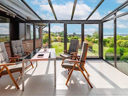 Wintergarten mit Schleiblick