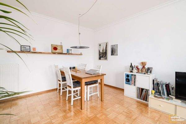 Essbereich im Wohnzimmer