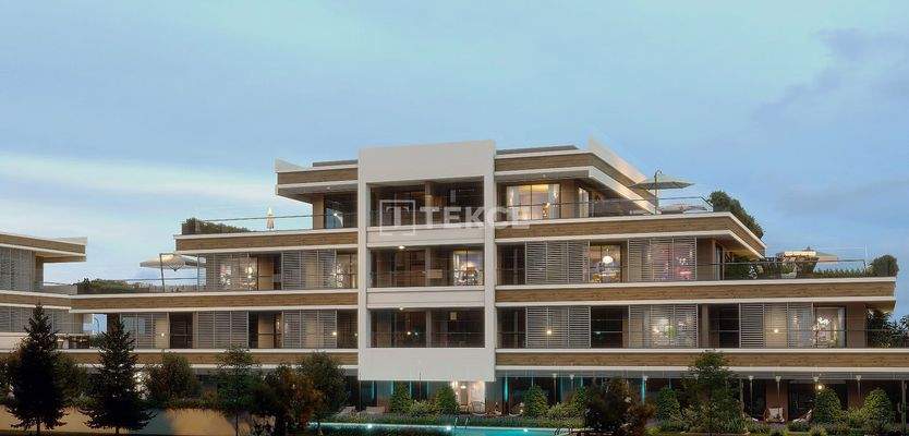 Apartments with a Pool on the Main Road in Antalya Aksu