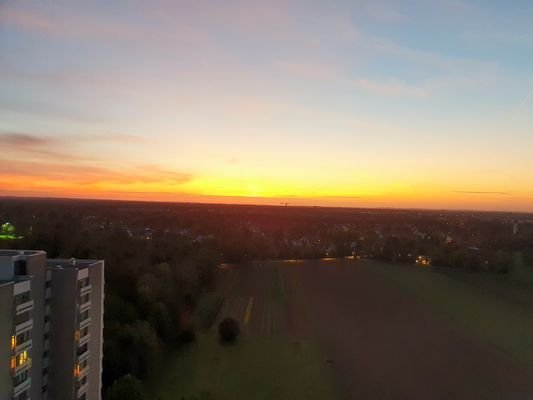 Außsicht Sonnenuntergang