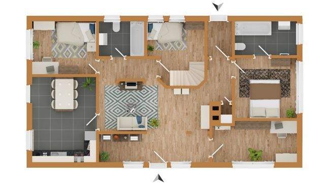 Grundriss Erdgeschoss