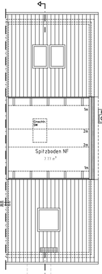 Grundriss Spitzboden
