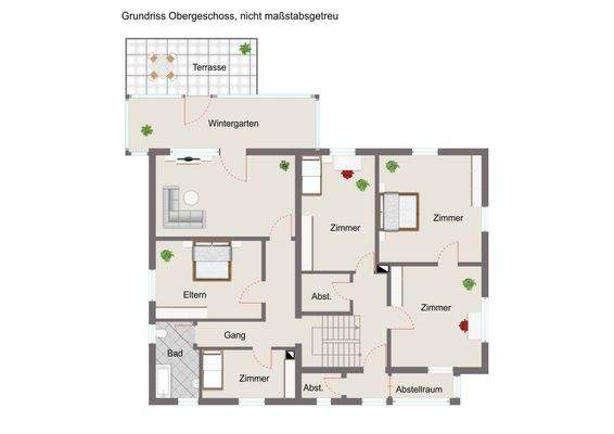 Grundriss Obergeschoss