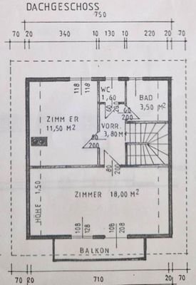 Plan Obergeschoss