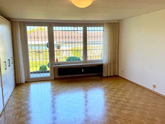 Schlafzimmer mit Ausgang