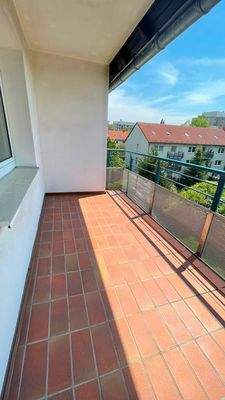 großzügiger Balkon