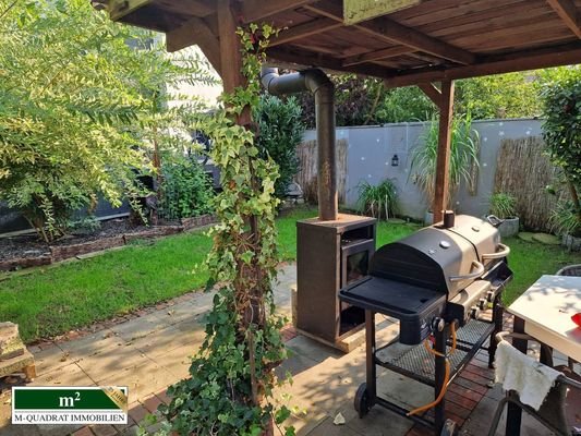 Grillplatz im Garten