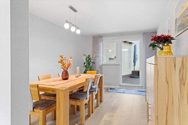 Essbereich mit Terrassenzugang