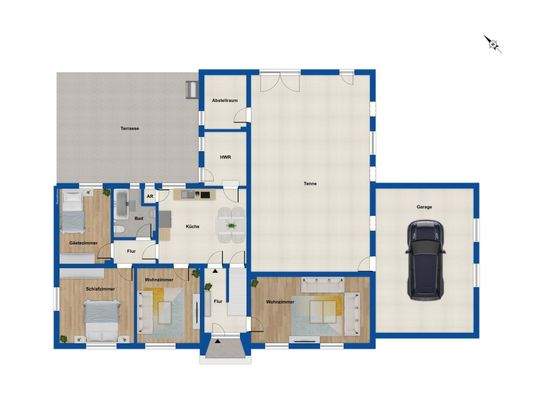 Grundriss Erdgeschoss