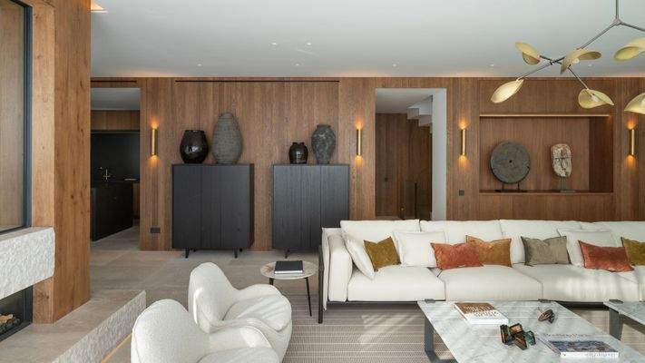 Living room in villa in Portals 2